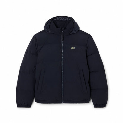 Lacoste Water-Repellent Hooded Down Jacket