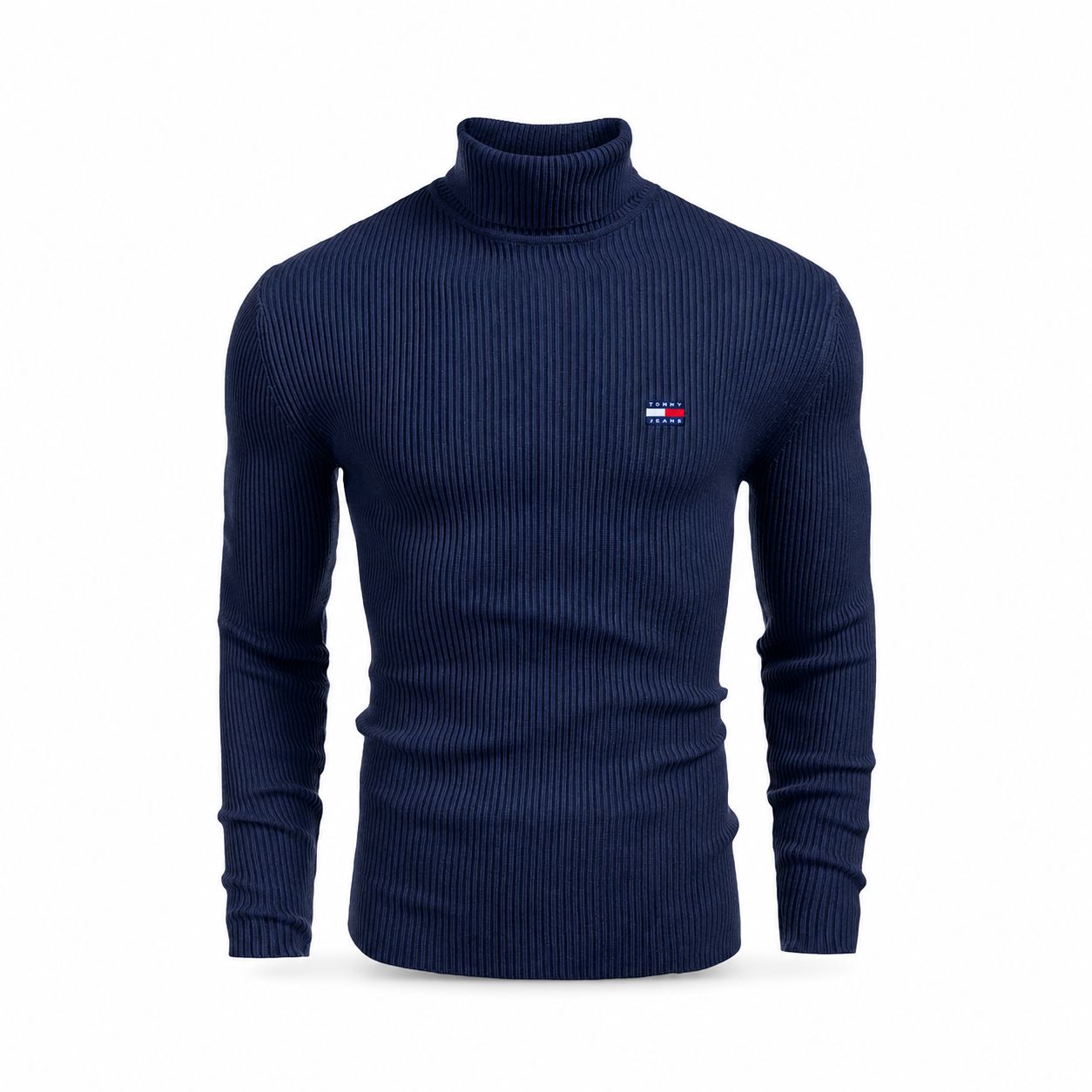 Tommy Hilfiger Cable-Knit Turtleneck Wool Sweater
