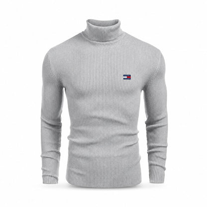 Tommy Hilfiger Cable-Knit Turtleneck Wool Sweater