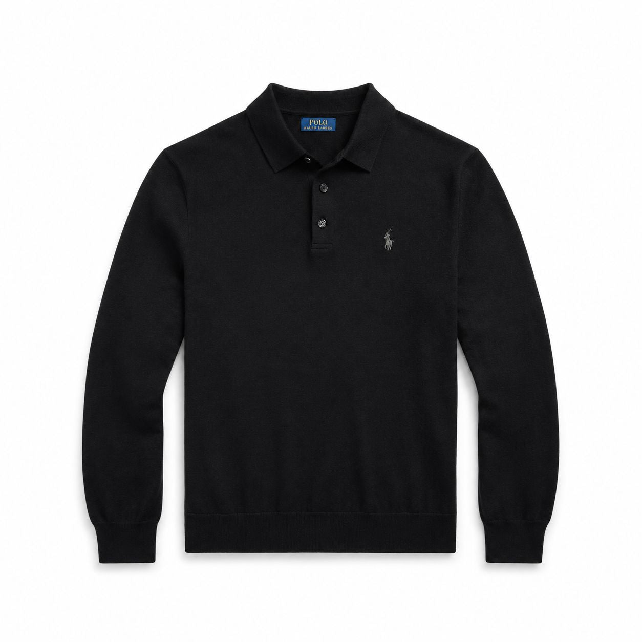 Ralph Lauren Wool Polo-Collar Sweater