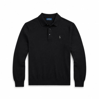 Ralph Lauren Wool Polo-Collar Sweater