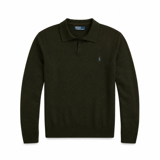 Ralph Lauren Wool Sweater With Johnny Collar