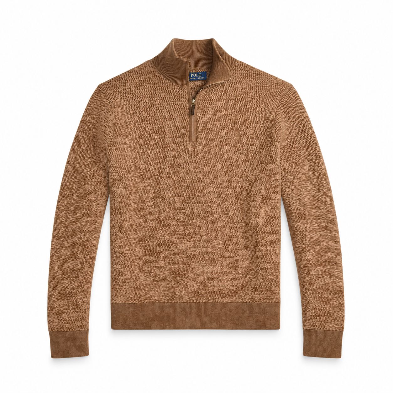 Ralph Lauren Washable Wool Quarter-Zip Sweater