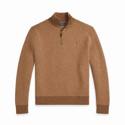 Ralph Lauren Washable Wool Quarter-Zip Sweater
