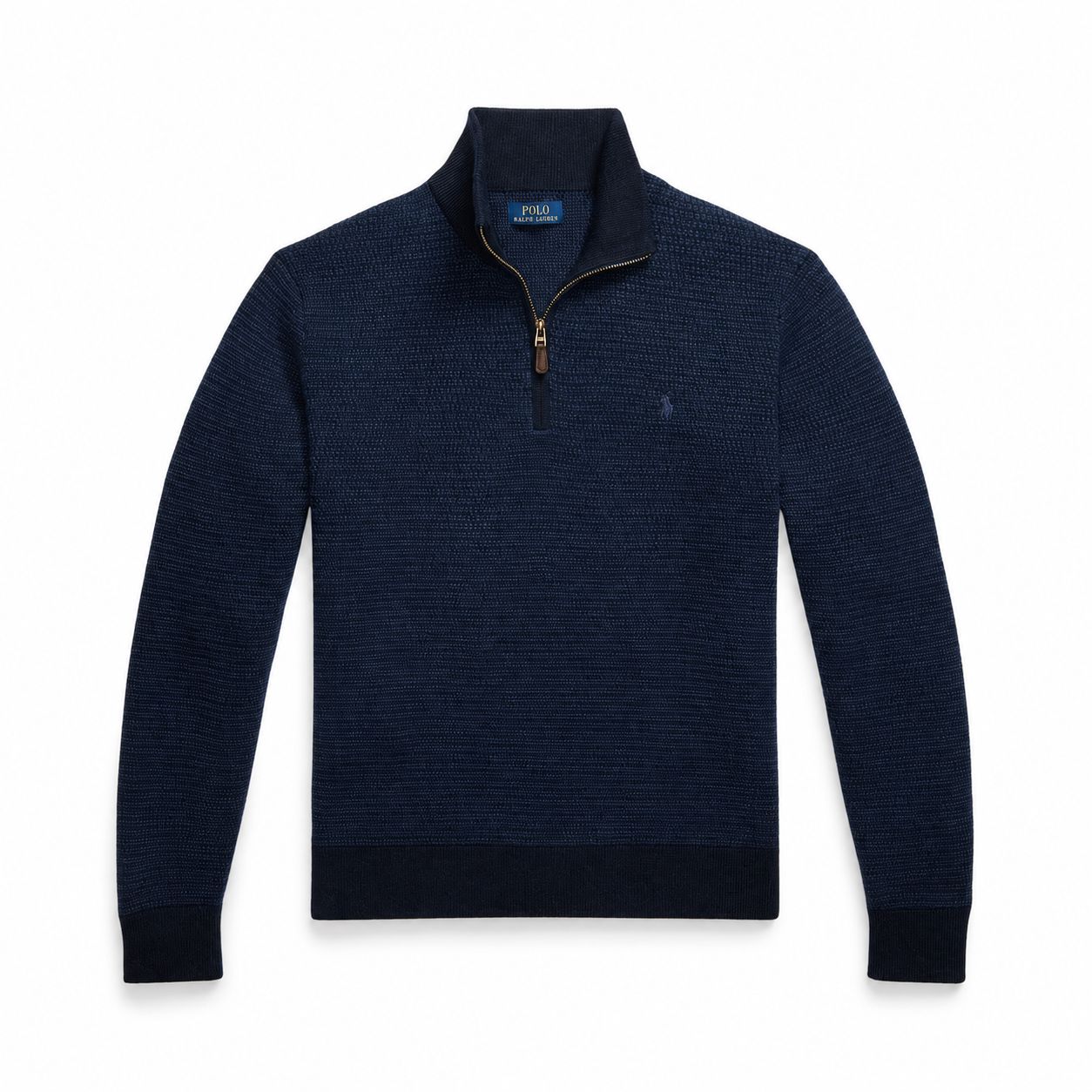 Ralph Lauren Washable Wool Quarter-Zip Sweater