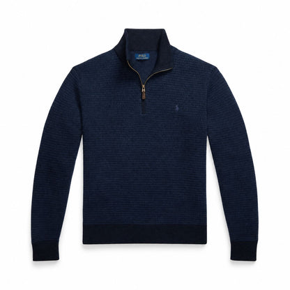 Ralph Lauren Washable Wool Quarter-Zip Sweater