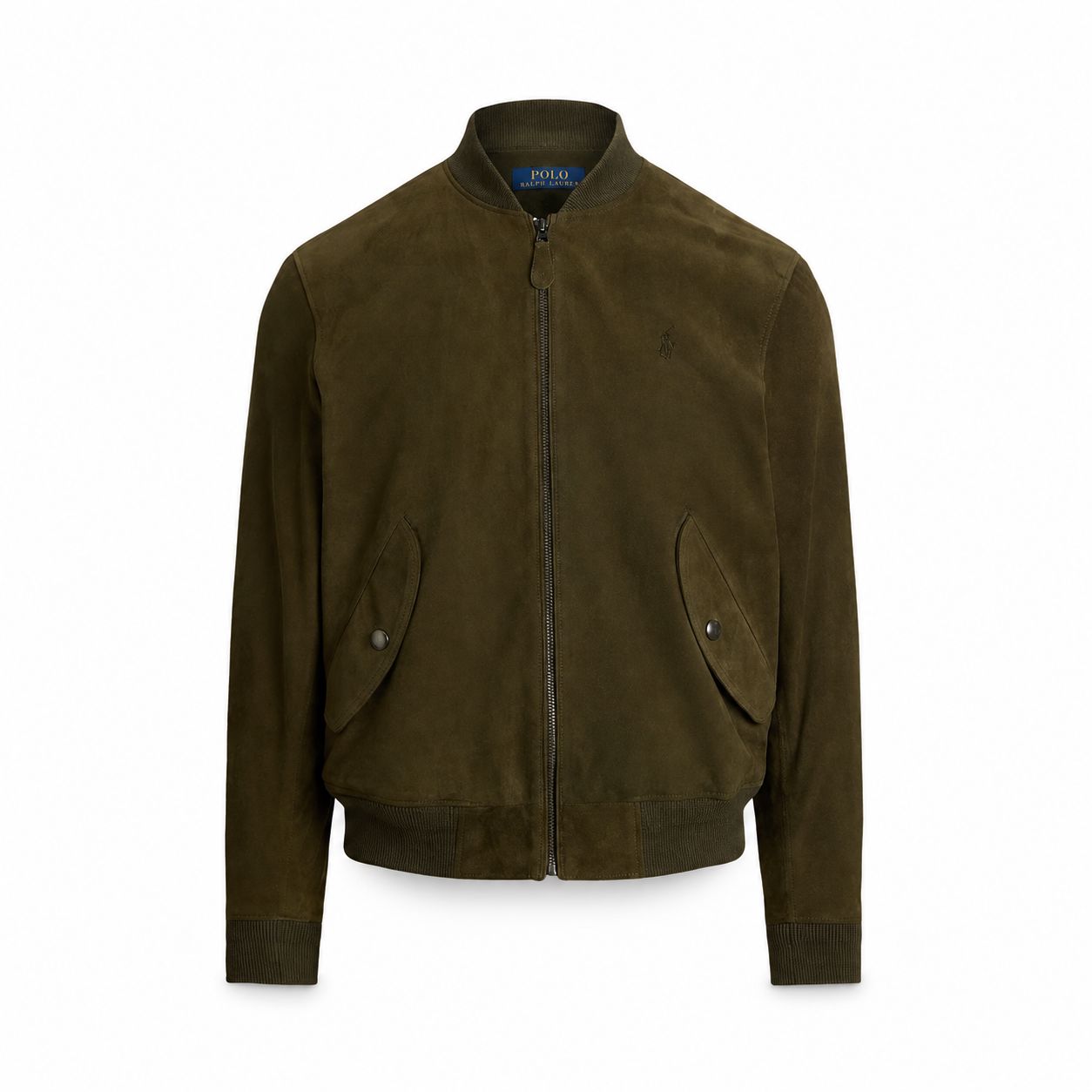 Ralph Lauren Suede Bomber Jacket