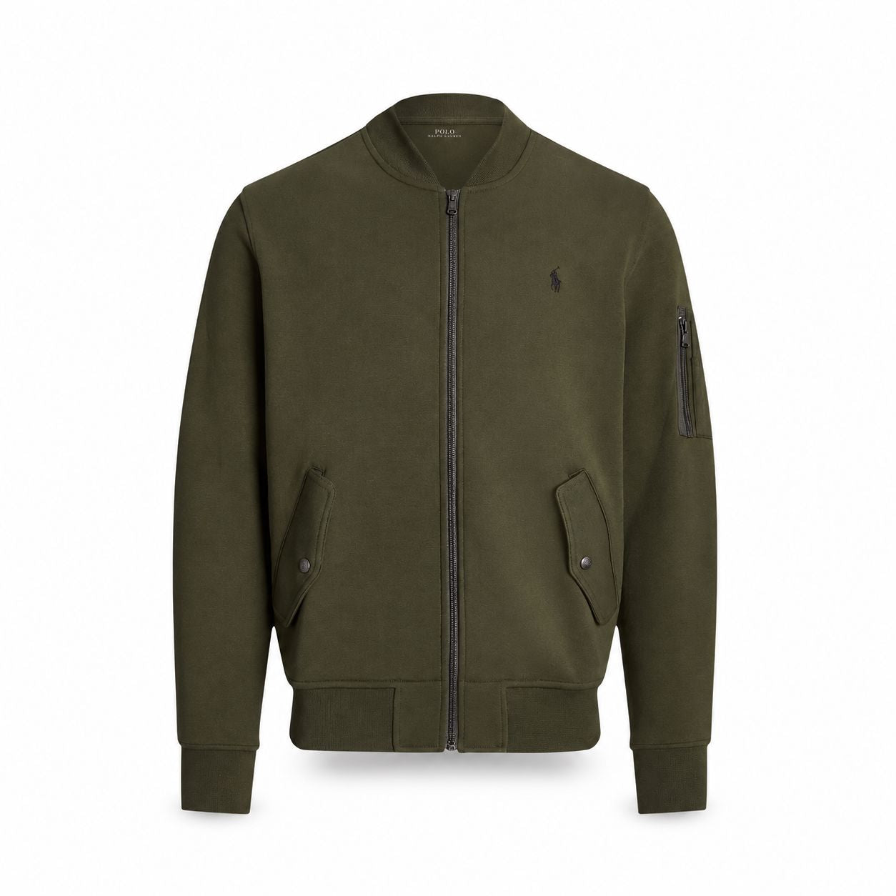 Ralph Lauren Double-Knit Bomber Jacket