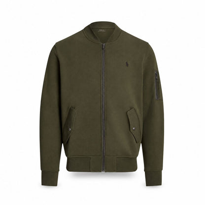Ralph Lauren Double-Knit Bomber Jacket