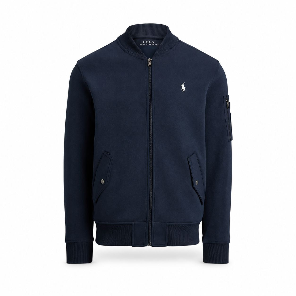 Ralph Lauren Double-Knit Bomber Jacket