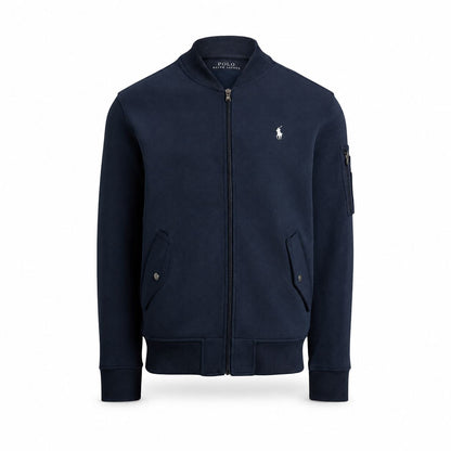Ralph Lauren Double-Knit Bomber Jacket
