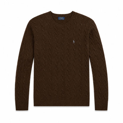 Ralph Lauren Cable-Knit Wool-Cashmere Sweater
