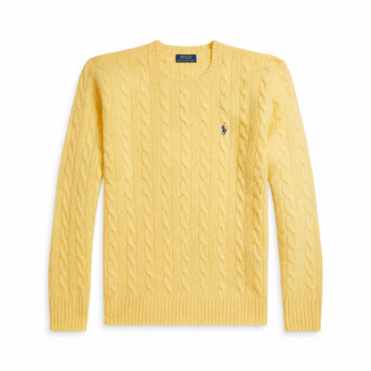 Ralph Lauren Cable-Knit Wool-Cashmere Sweater