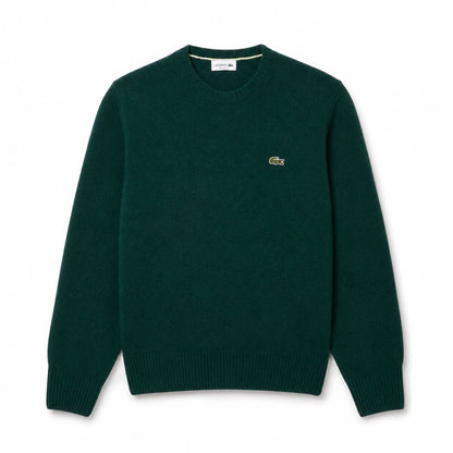 Lacoste Crew Neck Combed Wool Sweater