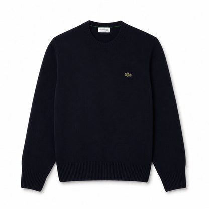 Lacoste Crew Neck Combed Wool Sweater