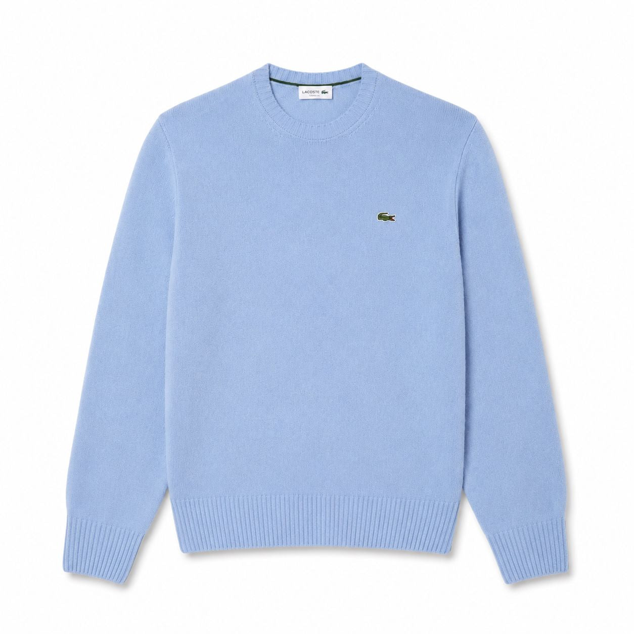Lacoste Crew Neck Combed Wool Sweater