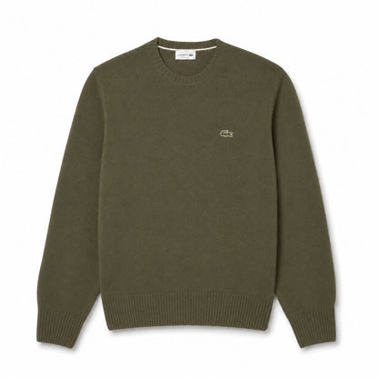 Lacoste Crew Neck Combed Wool Sweater