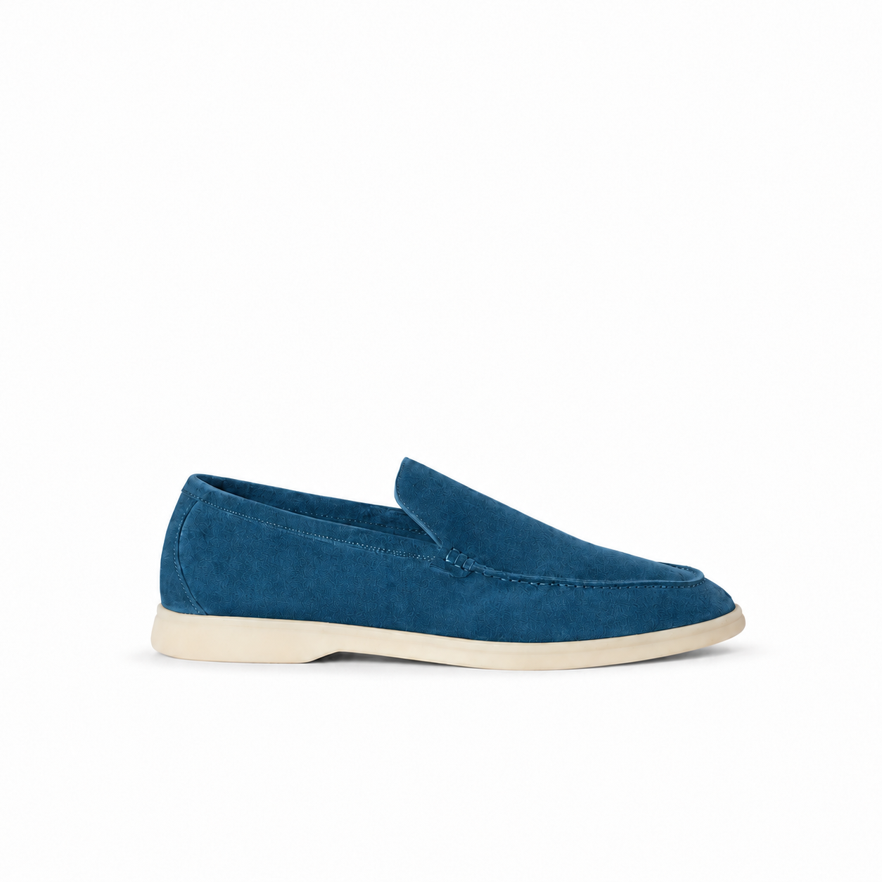 Loro Piana Summer Walk Moccasin - Petrol Blue