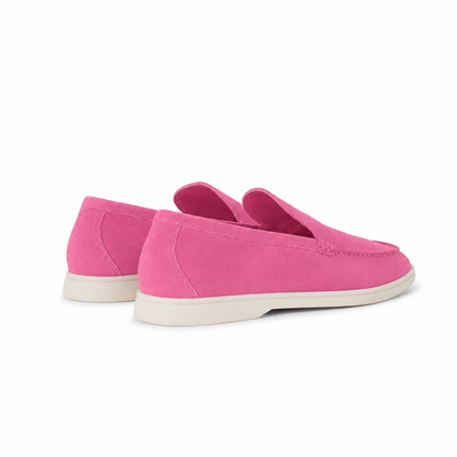 Loro Piana Summer Walk Moccasin - Fuchsia Pink