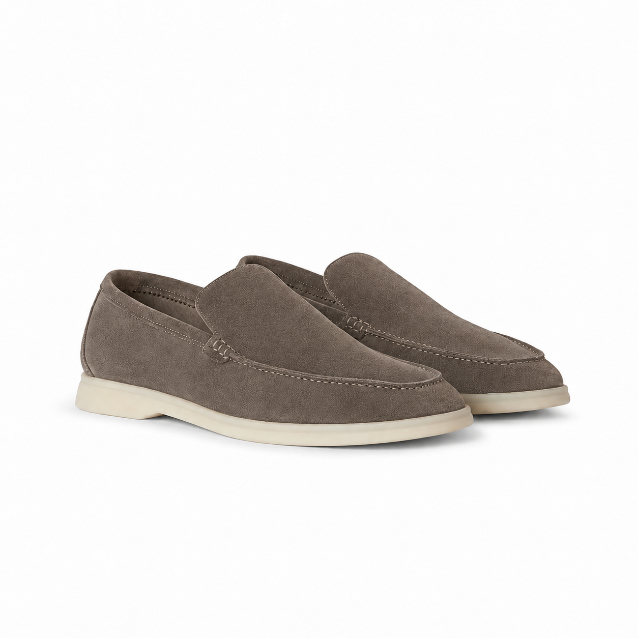 Loro Piana Summer Walk Moccasin - Taupe Brown