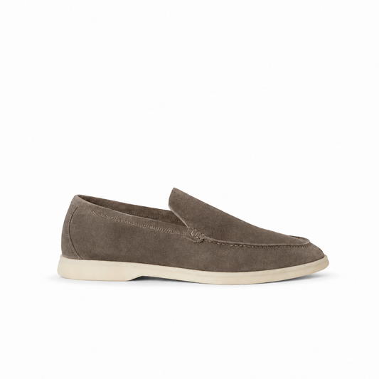 Loro Piana Summer Walk Moccasin - Taupe Brown