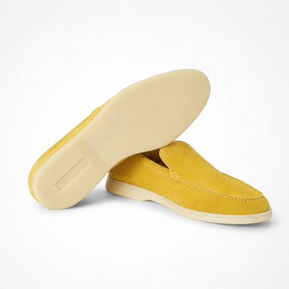 Loro Piana Summer Walk Moccasin - Saffron Yellow