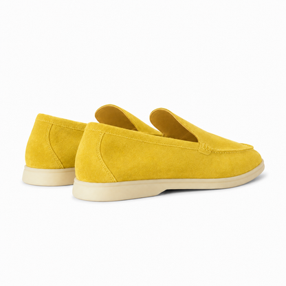Loro Piana Summer Walk Moccasin - Saffron Yellow