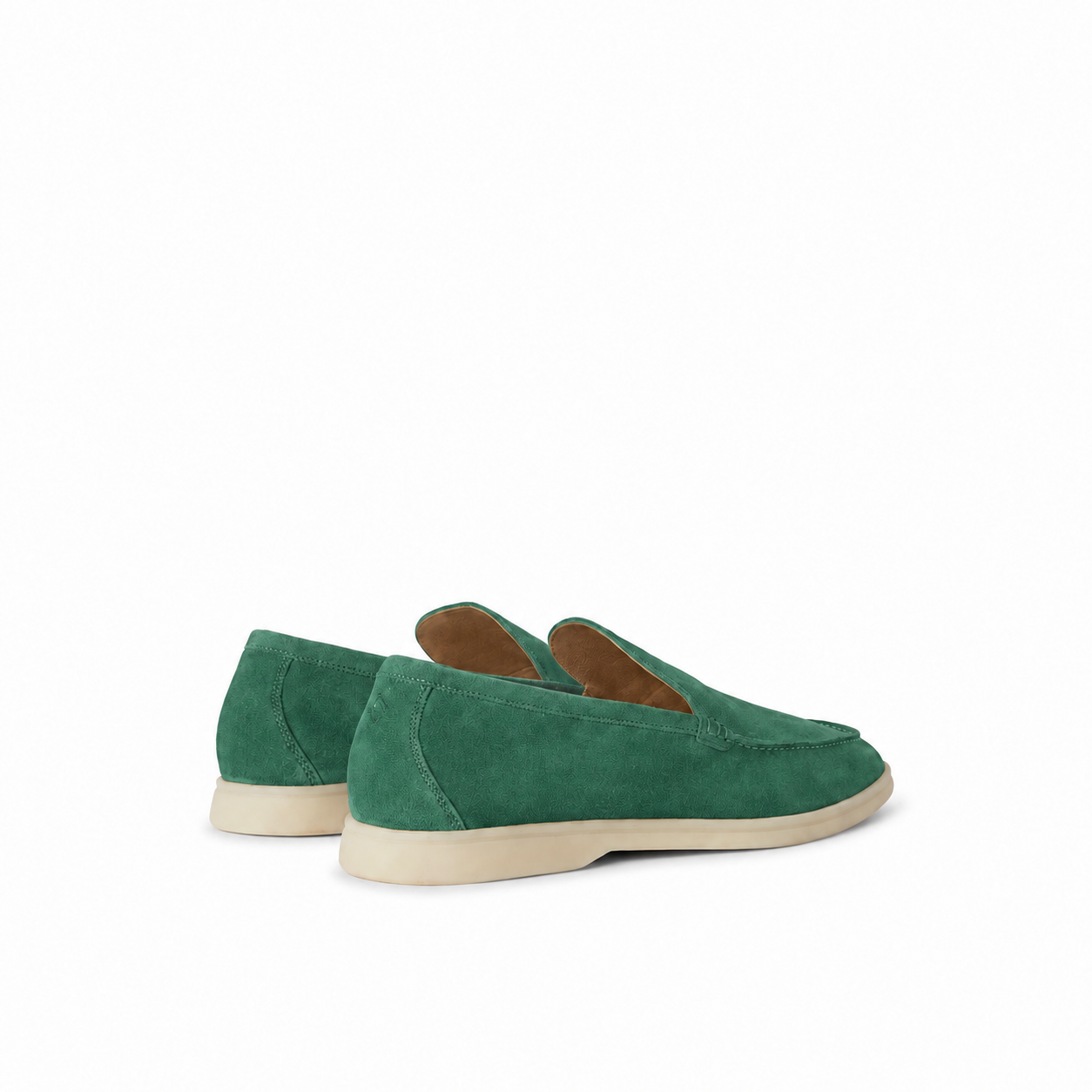 Loro Piana Summer Walk Moccasin - Emerald Green