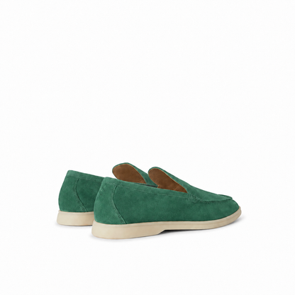 Loro Piana Summer Walk Moccasin - Emerald Green