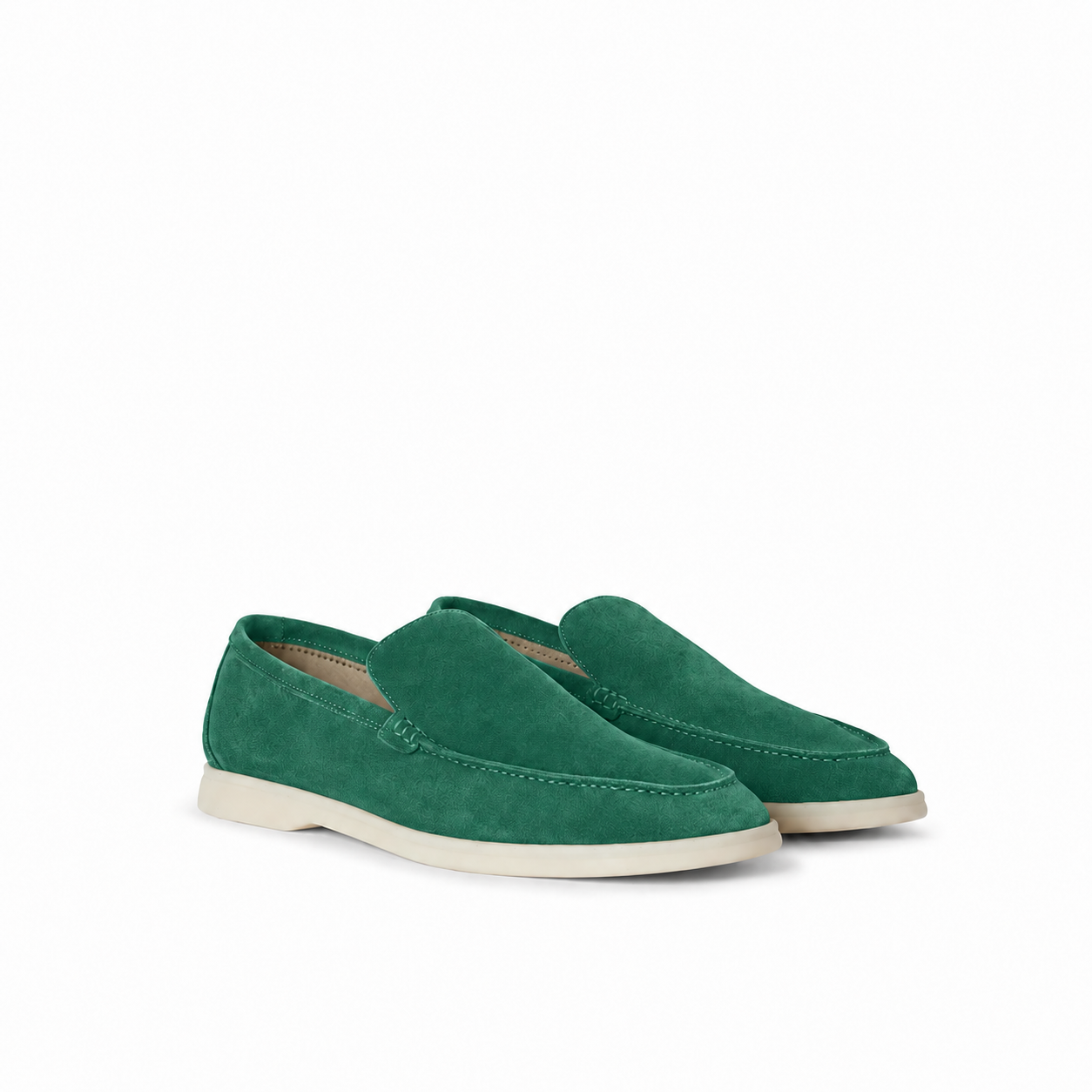Loro Piana Summer Walk Moccasin - Emerald Green