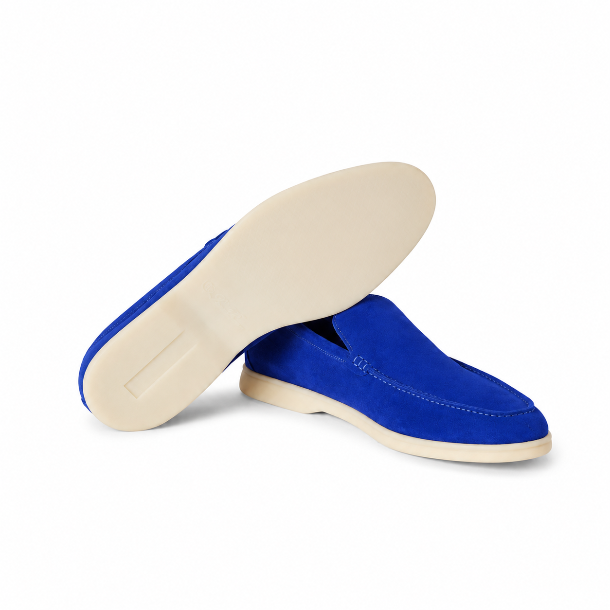Loro Piana Summer Walk Moccasin - Royal Blue