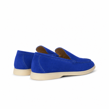 Loro Piana Summer Walk Moccasin - Royal Blue