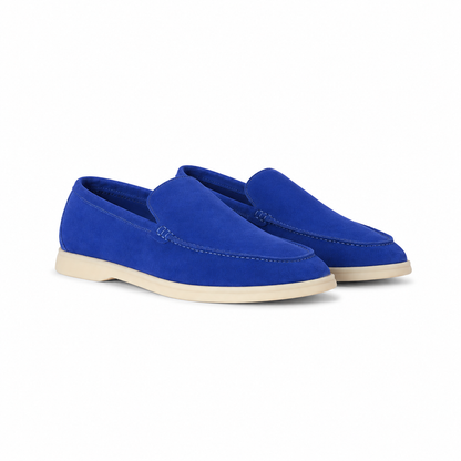 Loro Piana Summer Walk Moccasin - Royal Blue