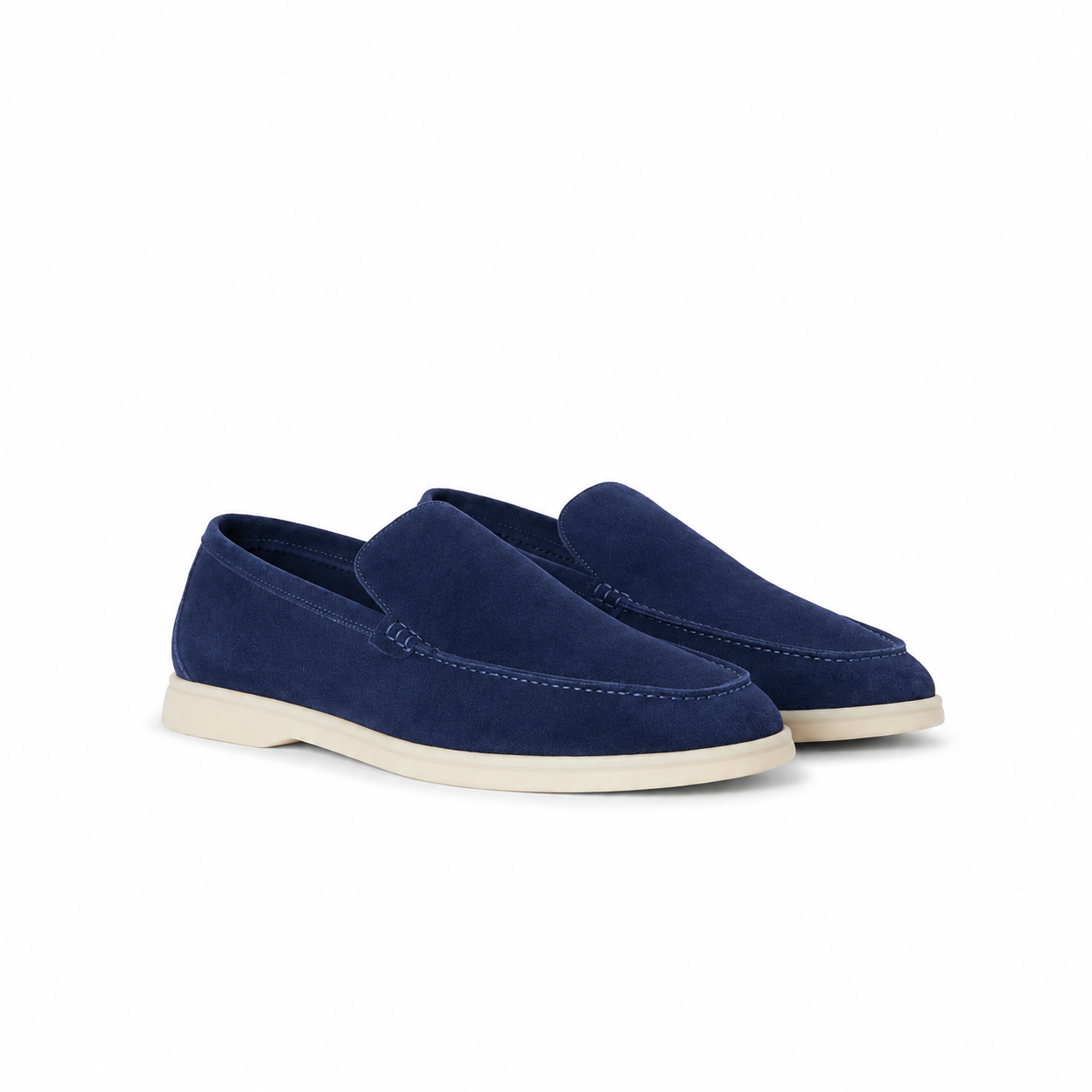 Loro Piana Summer Walk Moccasin - Midnight Blue