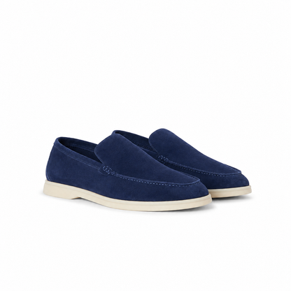 Loro Piana Summer Walk Moccasin - Midnight Blue
