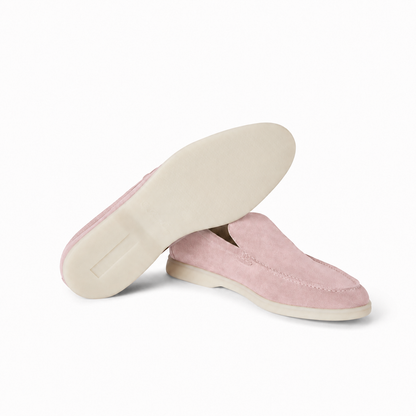 Loro Piana Summer Walk Moccasin - Powder Pink