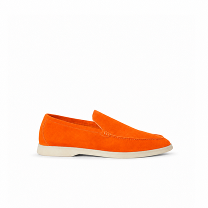 Loro Piana Summer Walk Moccasin - Terracotta Orange
