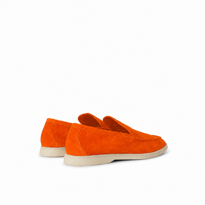 Loro Piana Summer Walk Moccasin - Terracotta Orange