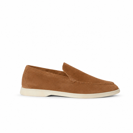 Loro Piana Summer Walk Moccasin - Cognac Brown