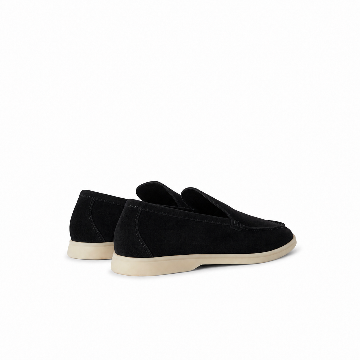 Loro Piana Summer Walk Moccasin - Black