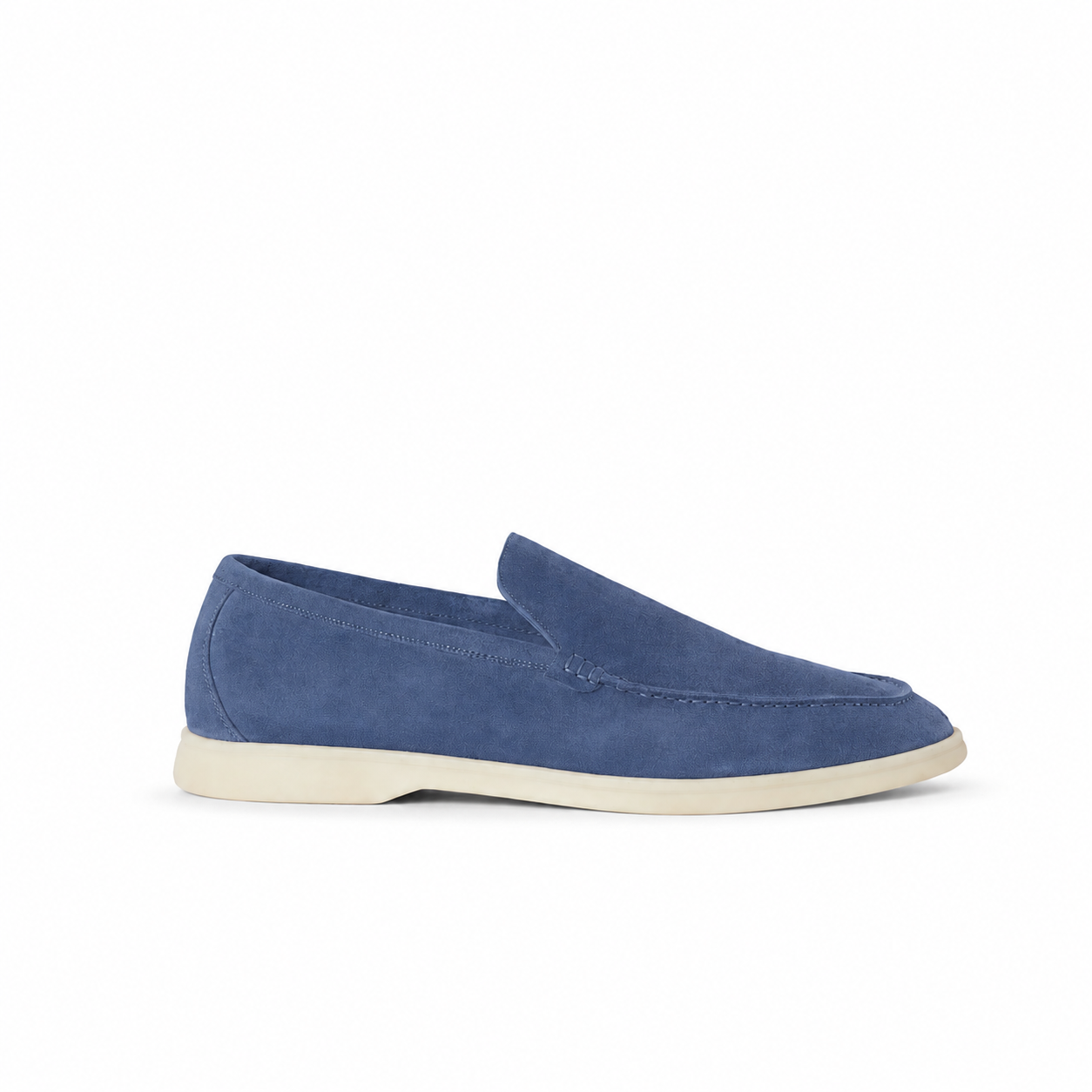 Loro Piana Summer Walk Moccasin - Riviera Blue