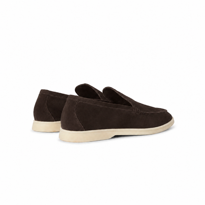 Loro Piana Summer Walk Moccasin - Espresso Brown