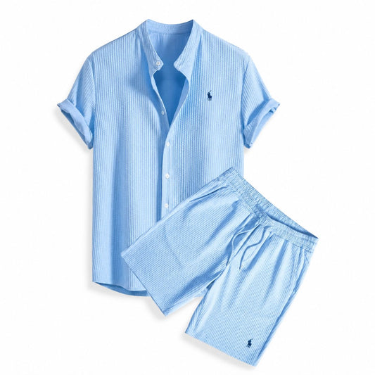 Ralph Lauren Prestige Comfort Collection - Premium Shirt & Shorts Set