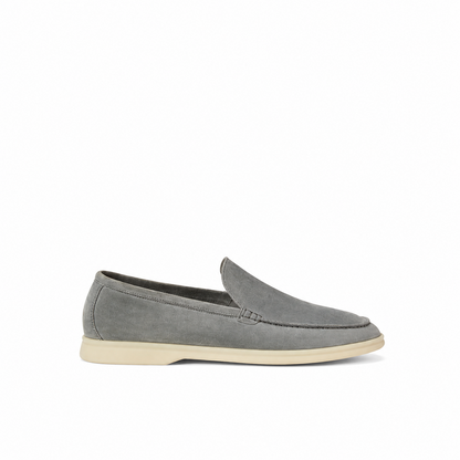 Loro Piana Summer Walk Moccasin - Gull Gray