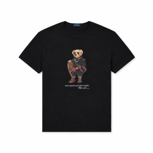 Ralph Lauren Classic Fit Polo Bear Jersey T-Shirt Black