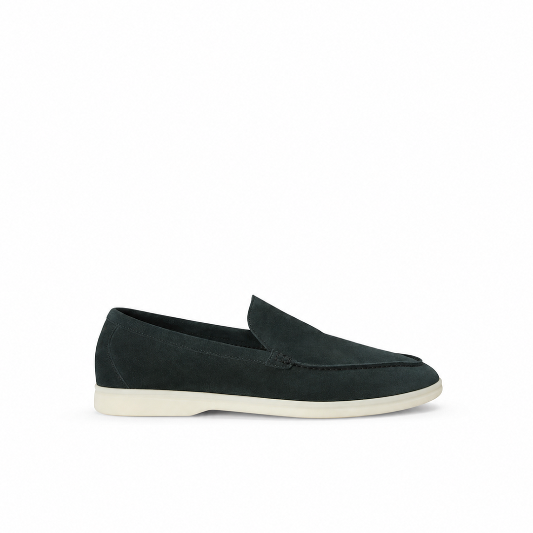 Loro Piana Summer Walk Loafer - Dark Green