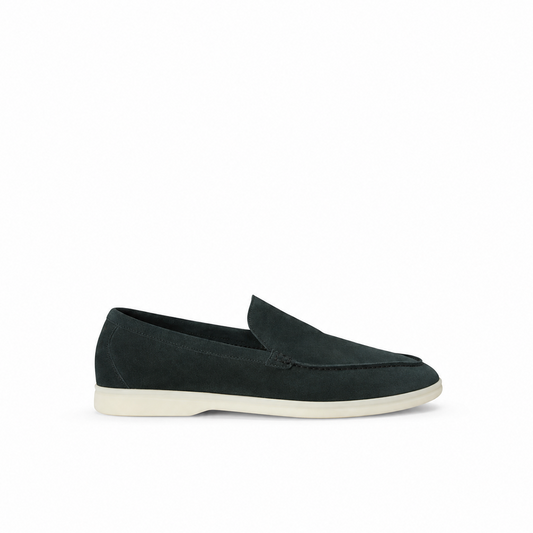 Loro Piana Summer Walk Loafer - Dark Green