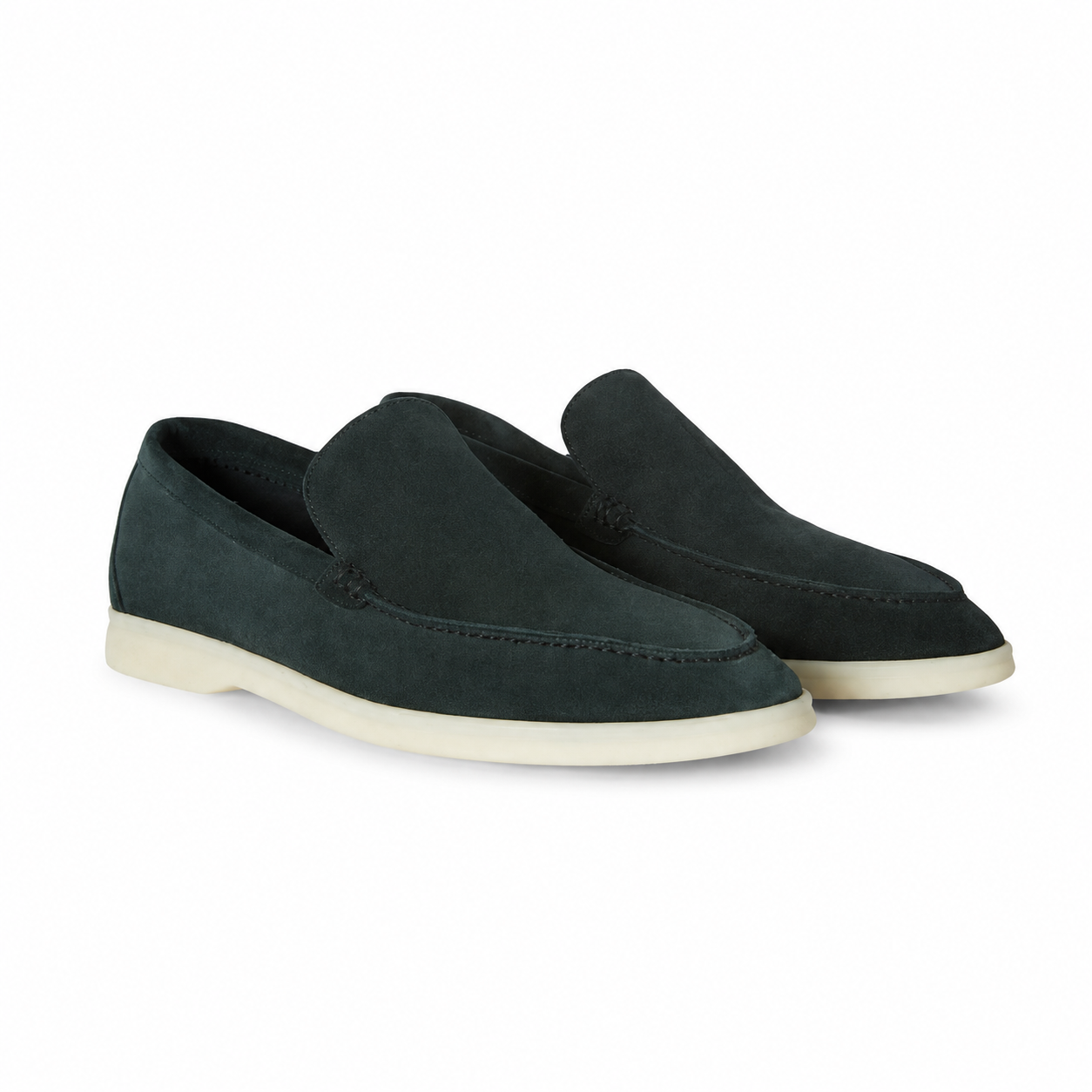 Loro Piana Summer Walk Loafer - Dark Green