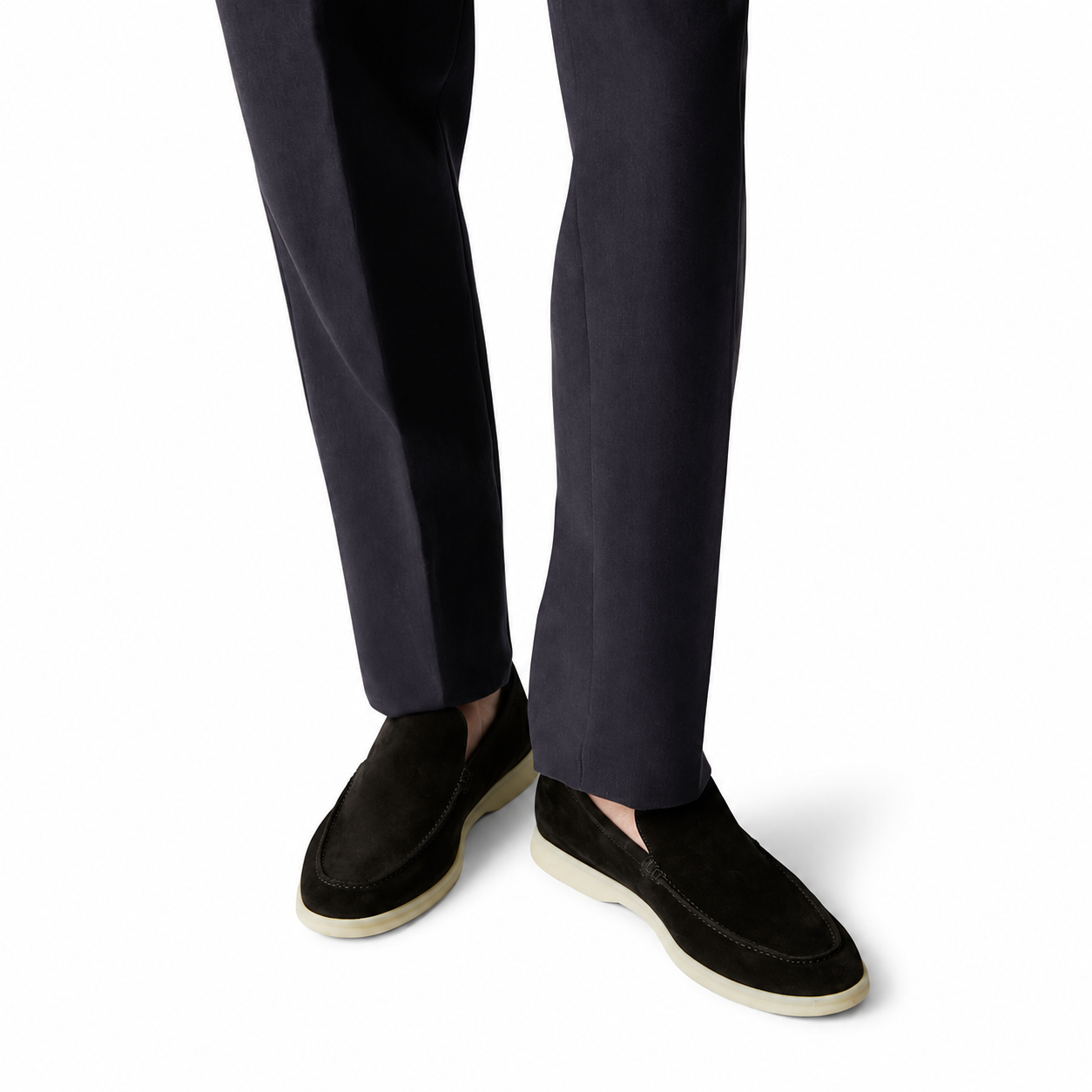 Loro Piana Mokassin Summer Walk - Black