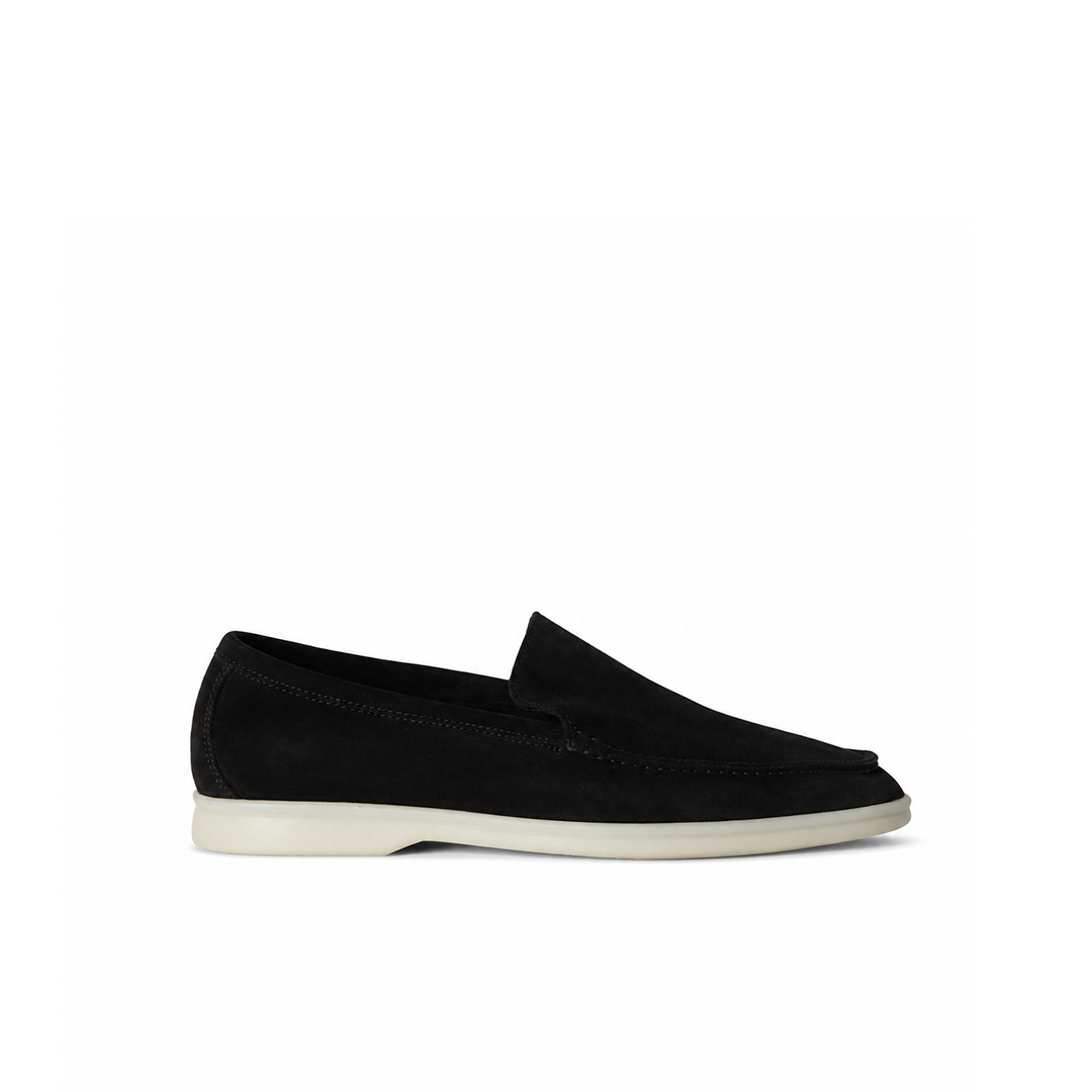 Loro Piana Mokassin Summer Walk - Black
